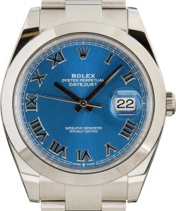 HandMade The 41MM Rolex Datejust 126300 Blue Dial