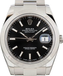 HandMade The Rolex Datejust 41 Stainless Steel 126300 Black Dial