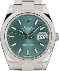 HandMade The Rolex Datejust 41 126300 Green Dial