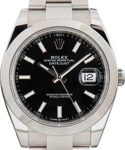HandMade The Rolex Datejust 41 Black Dial Ref 126300