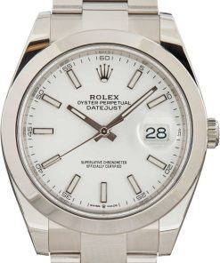 HandMade The Rolex Datejust 41 Ref 126300 White Dial