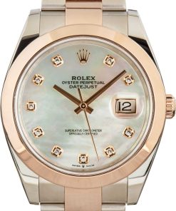 HandMade The Rolex Datejust 126301 Two Tone Everose