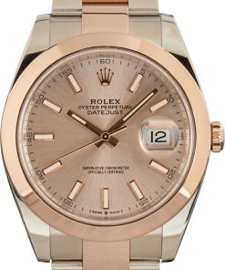 HandMade The Rolex Datejust 41 Ref 126301 Steel & 18k Everose Gold