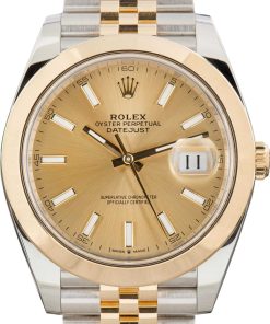 HandMade The Rolex Datejust 41 Champagne Dial 126303 Jubilee Band