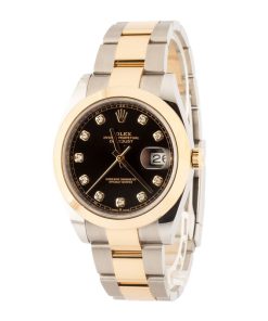 Alternative view of HandMade The Rolex Datejust 41 Ref 126303 Black Diamond Dial