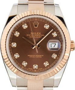 HandMade The Rolex Datejust 126331 Chocolate Diamond Dial