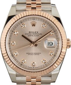 HandMade The Rolex Datejust 41 Ref 126331 Sundust Diamond Dial