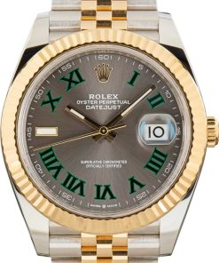 HandMade The Rolex Datejust 41 Jubilee Band 126333 Wimbledon Dial