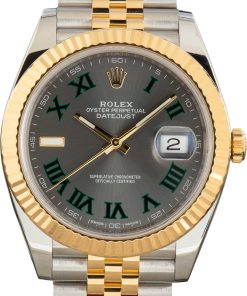 HandMade The Rolex Datejust 41 ref 126333 Slate Wimbledon