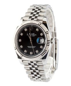 Alternative view of HandMade The Rolex Datejust 41 Ref 126334 Black Diamond Dial
