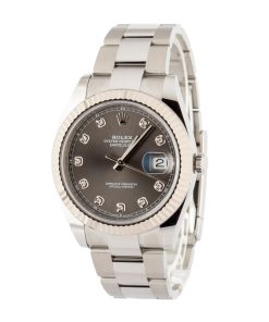 Alternative view of HandMade The Rolex Datejust 41 Ref 126334 Slate Diamond Dial