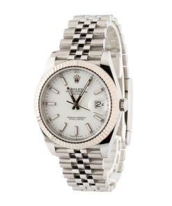 Alternative view of HandMade The Rolex Datejust 41 Ref 126334 White Dial