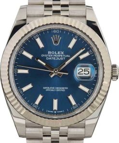 HandMade The Rolex Datejust 41 Ref 126334 Blue Luminous Dial