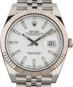 HandMade The Rolex Datejust 41 Ref 126334 White Dial Stainless Steel