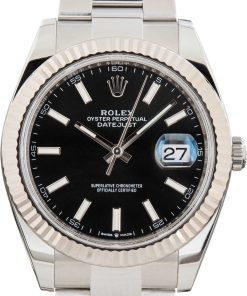 HandMade The Rolex Datejust 41 Ref 126334 Black Dial Oyster Band