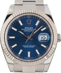 HandMade The Rolex Datejust 41 126334 Blue Chromalight Dial