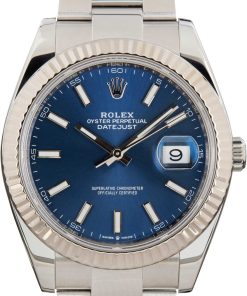 HandMade The Rolex Datejust 41 Stainless Steel 126334 Blue Dial