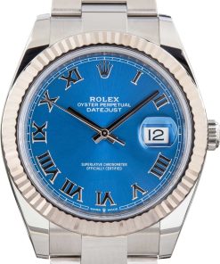 HandMade The Rolex Datejust 41 126334 Blue Roman Dial