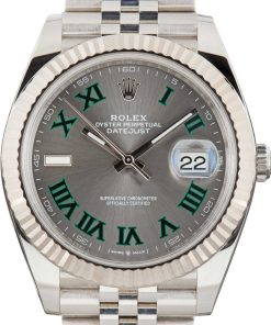 HandMade The Rolex Datejust 41 Stainless Steel 126334 Wimbledon Dial