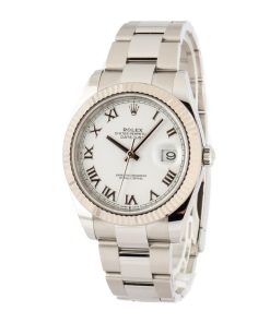 Alternative view of HandMade The Rolex 126334 Datejust 41 White Roman Dial