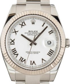 HandMade The Rolex 126334 Datejust 41 White Roman Dial