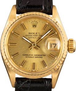 HandMade The Ladies Rolex Datejust 6517 Champagne Dial