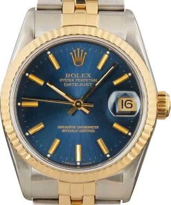 HandMade The Rolex Datejust 68273 Blue Index Dial