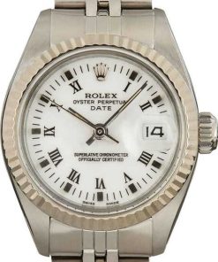 HandMade The Ladies Rolex Date 6917 White Roman