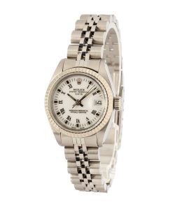 Alternative view of HandMade The Ladies Rolex Date 6917 White Roman