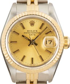 HandMade The Rolex Lady Datejust 69173 Stainless Steel & 18k Yellow Gold