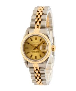 Alternative view of HandMade The Ladies Rolex Datejust 69173 Steel & 18k Yellow Gold