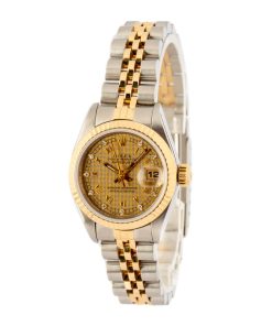 Alternative view of HandMade The Ladies Rolex Datejust 69173 Two Tone Jubilee