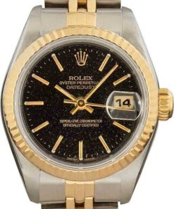 HandMade The Rolex Lady Datejust 69173 Black Index Dial