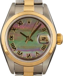 HandMade The Rolex Datejust 79163 Black Mother Of Pearl Dial