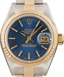 HandMade The Ladies Rolex Datejust 79173 Blue Dial