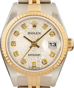 HandMade The Ladies Rolex Datejust 79173 Jubilee Diamond Dial