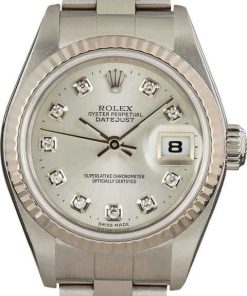 HandMade The Rolex Lady-Datejust 79174 Silver Diamond Dial