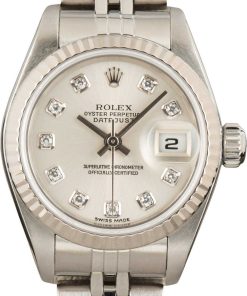 HandMade The Rolex Datejust 79174 Silver Diamond Dial
