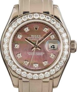 HandMade The Ladies Rolex Datejust 80299 Pearlmaster