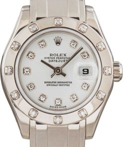 HandMade The Rolex Datejust Pearlmaster 80319 White Dial
