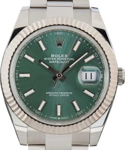 HandMade The Rolex Datejust 41 Ref 126334 Green Dial