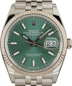 HandMade The Rolex Datejust 36 Mint Green Dial 126234