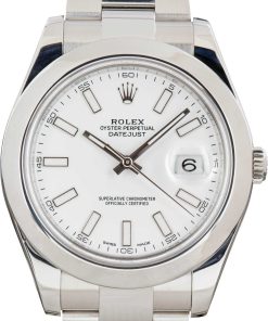 HandMade The Rolex Datejust II Ref 116300 White Index Dial