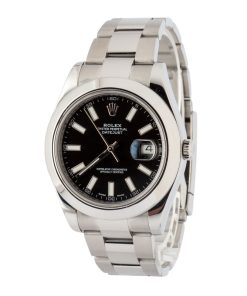 Alternative view of HandMade The Rolex Datejust II ref 116300 Black Superluminova Dial