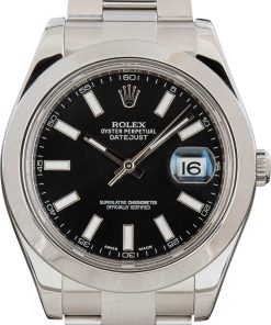 HandMade The Rolex Datejust II Ref 116300 Black Dial 41MM