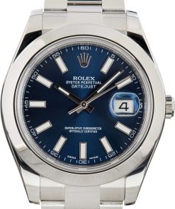 HandMade The Rolex Datejust II Ref 116300 Blue Superluminova Dial