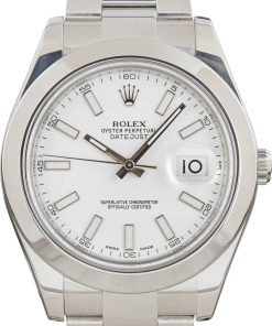 HandMade The Rolex Datejust II 116300 White Index Dial