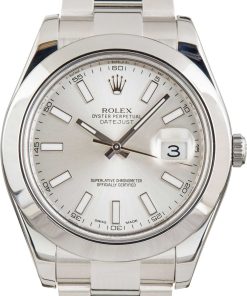HandMade The Rolex Datejust 41MM 116300 Silver Index