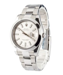 Alternative view of HandMade The Rolex Datejust 41MM 116300 Silver Index