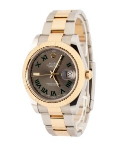 Alternative view of HandMade The Rolex Datejust II 116333 Slate Wimbledon Dial